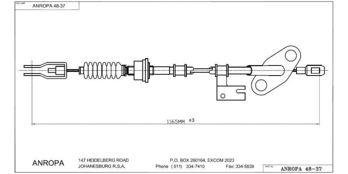 Clutch Cable Kia Picanto Cables