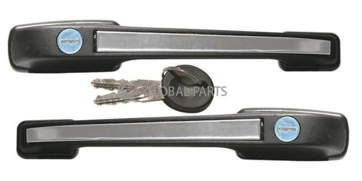 Door Handle Front Set Same Key Vw Golf,Jetta I,Ii,Caddy,Fox 195898 - Modern Auto Parts