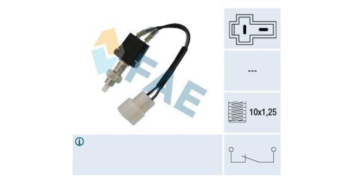 Fae-Brake Light Switch 2Pin M10X1 25 Sl152 Sl154 (24330) - Modern Auto Parts 