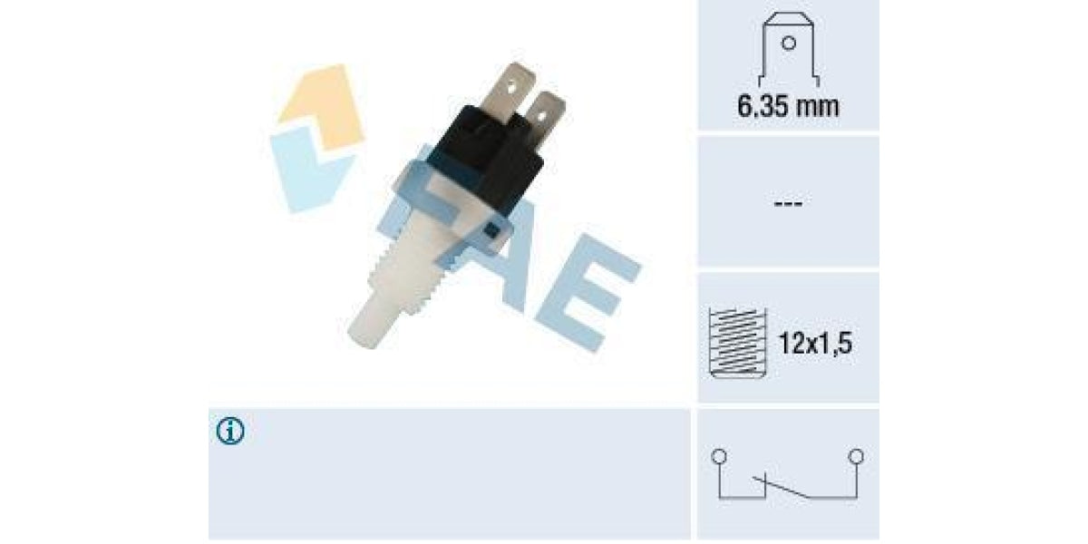 Fae-Brake Light Switch 2Pin M12X1 50 (24200) - Modern Auto Parts 