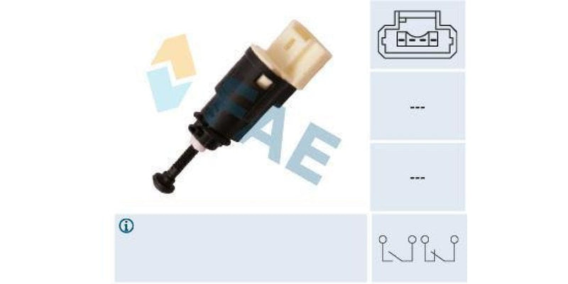 Fae-Brake Light Switch 4Pin White (24903) - Modern Auto Parts 