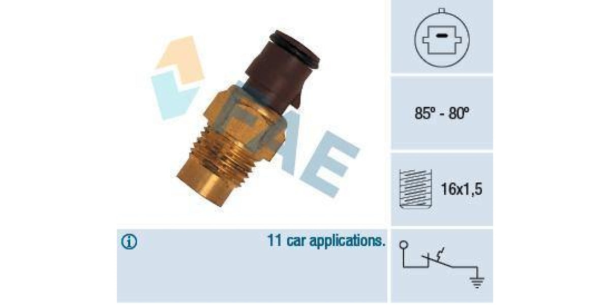 Fae-Fan Switch 85-80C M16X1 5Fs108 (36160) - Modern Auto Parts 