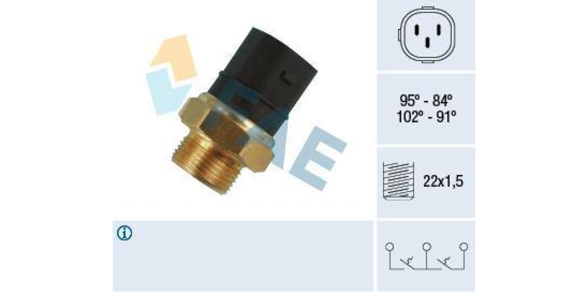 Fae-Fan Switch 95-90C M22X1 5 (38180) - Modern Auto Parts 