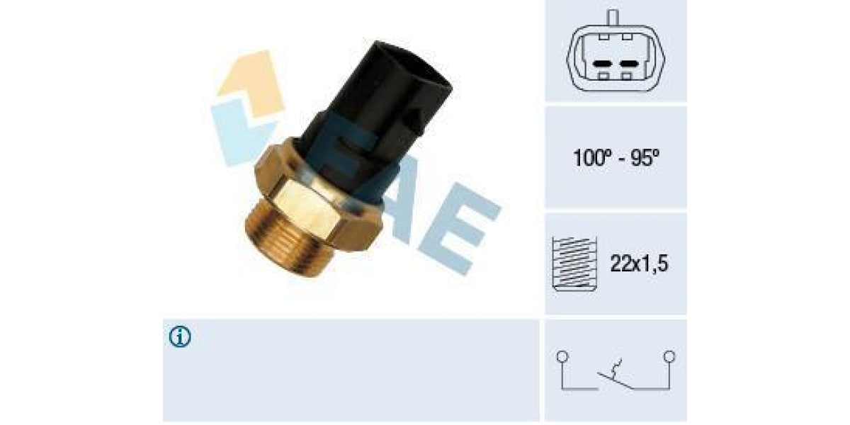 Fae-Fan Switch Fs2007100-95C M22X1 5 (37280) - Modern Auto Parts 