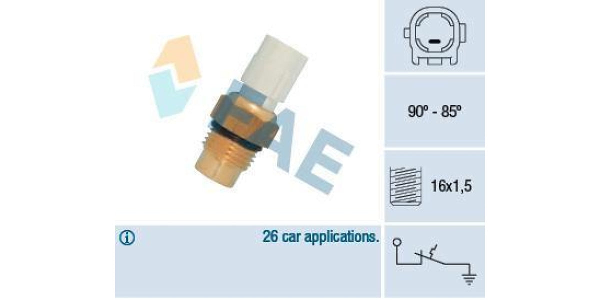 Fae-Fan Switch Fs203090-85C M16X1 5 Fs2030 (36710) - Modern Auto Parts 