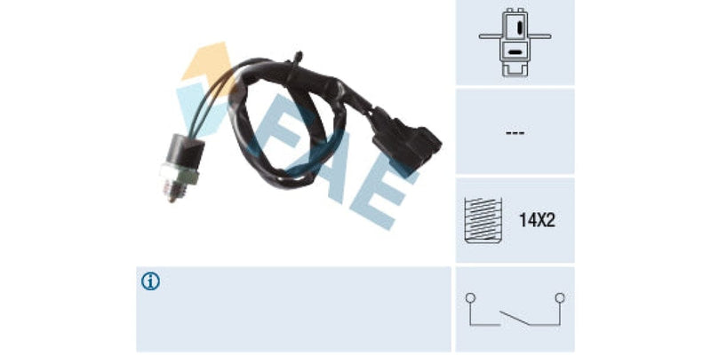 Fae-Reverse Light Switch 2 Terminal M14X2 (40985) Reverse
