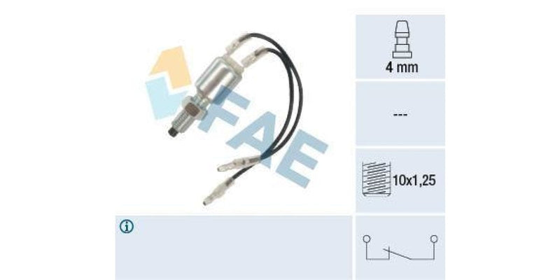 Fae-Stop Light Switch 2Pin M10X1 25 Sl149 (25060) - Modern Auto Parts 