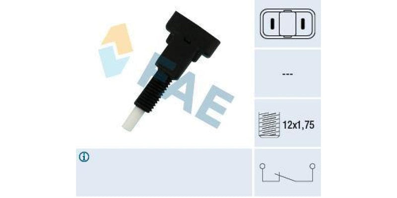 Fae-Stop Light Switch -2Pin M12X1 75 (24160) - Modern Auto Parts 