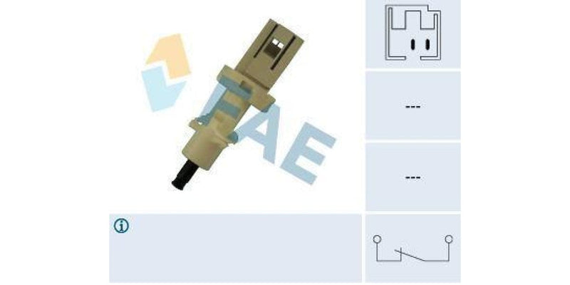 Fae-Stop Light Switch 2Pin No Thread (24400) - Modern Auto Parts 
