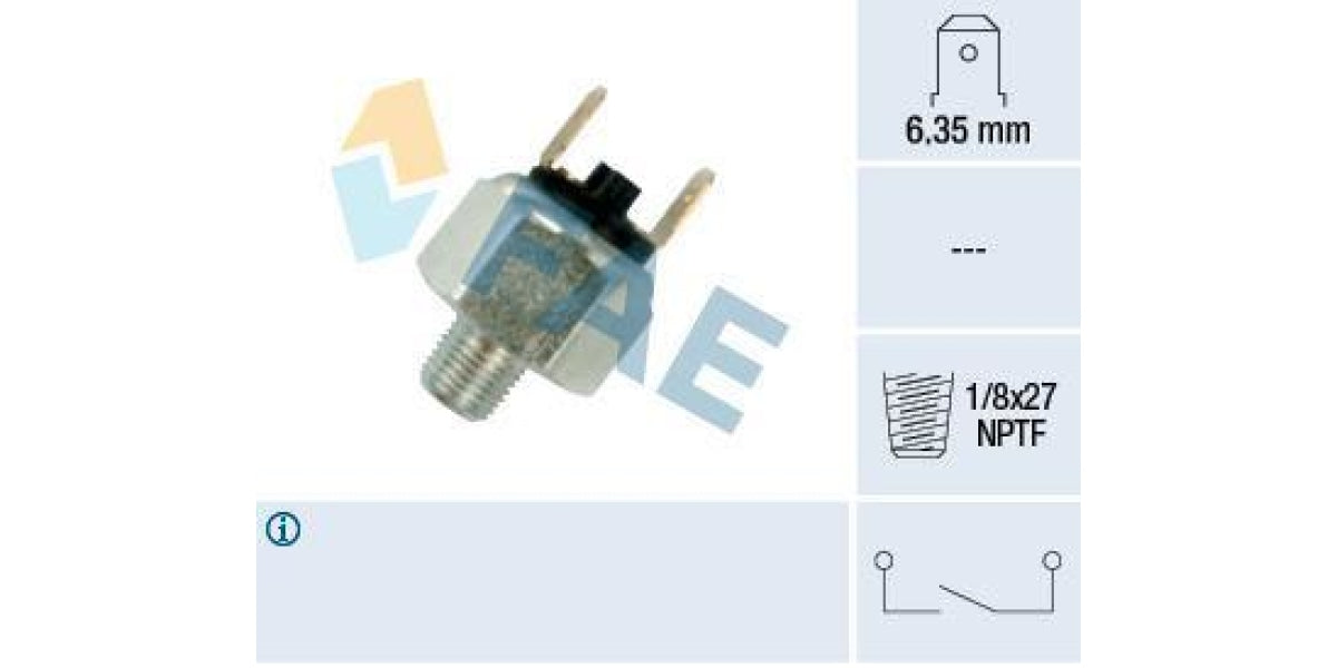 Fae-Stop Light Switch Sl147 2Pin 1/8X27Npt (21010) - Modern Auto Parts 