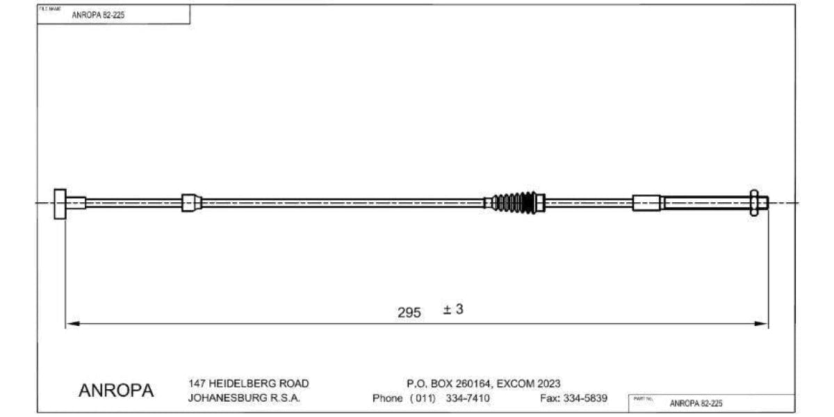 Hand Brake Cable Toyota Conquest/Tazz/Corolla  ~ Modern Auto Parts!