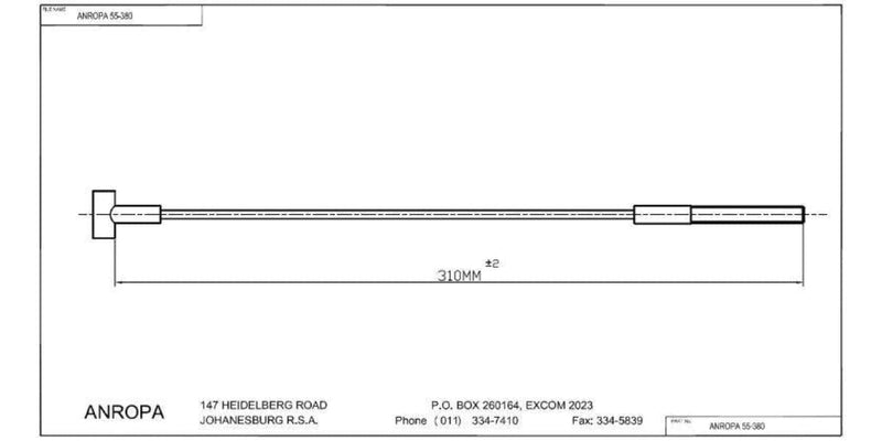 Handbrake Cable Ford Bantam Hand Brake