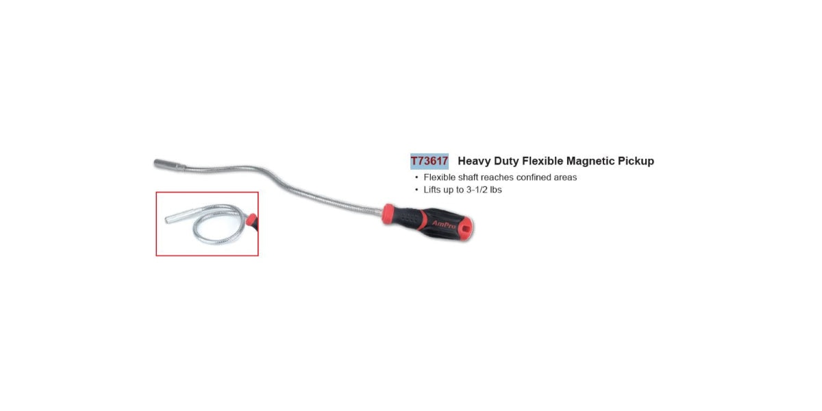 Heavy Duty Flexible Magnetic Pickup AMPRO T73617 tools at Modern Auto Parts!