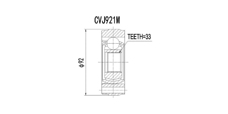 Inner Cv Joint Seat Ibiza 1.6,Crosspolo,Golf 1300,Polo 1.4,Polo Calssic 1978-1095,2002-2010 at Modern Auto Parts!