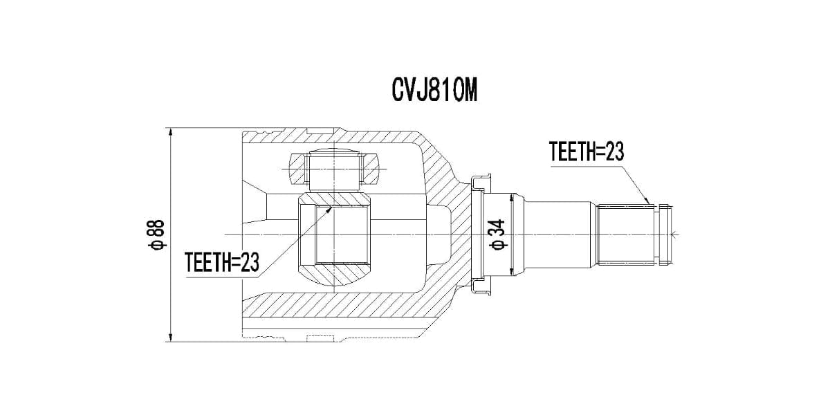 Inner Cv Joint Toyota Conquest 1300,1600,180I,Corolla,Tazz 1988-2006 at Modern Auto Parts!