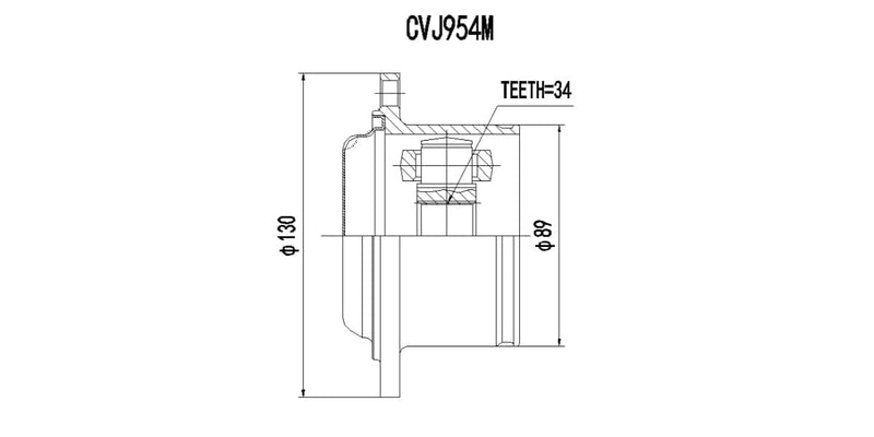 Inner Cv Joint Vw Golf 4 1.6I 1999-2004 at Modern Auto Parts!