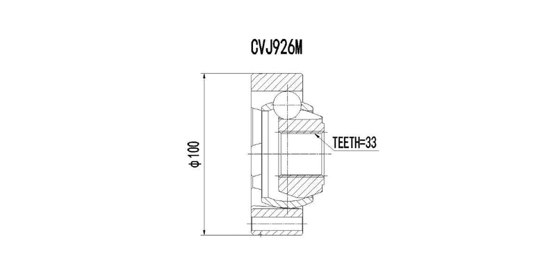 Inner/Outer Cv Joint Vw Kombi Multiple 1968-1999 at Modern Auto Parts!
