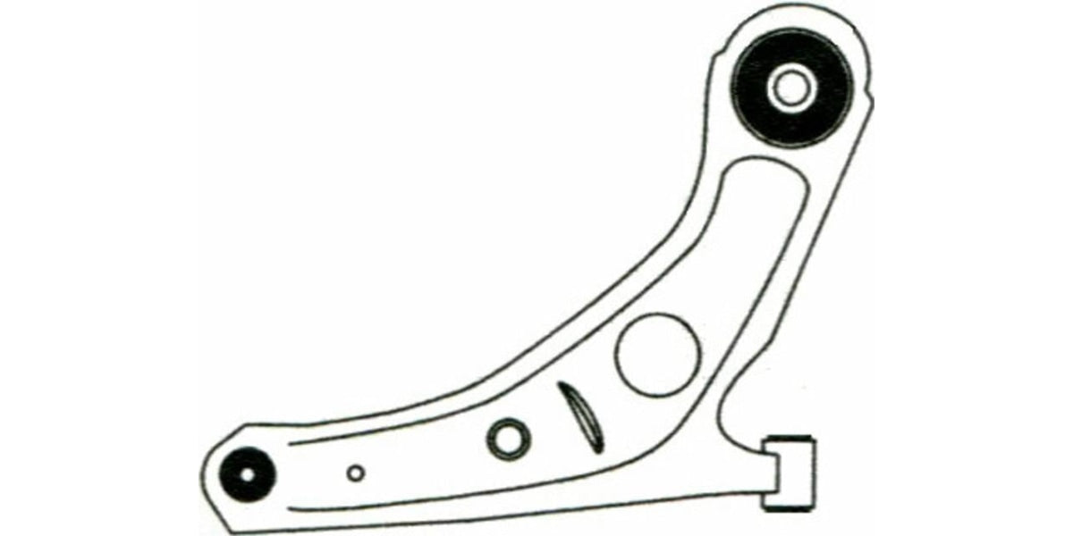 Lower Complete Cont Arm (RHS) Citroen C1 1.0i (2007-); Peugeot 107 1.0i, 1.4 Hdi (2007-); Toyota Aygo 1.0 (2011-)  ~ Modern Auto Parts!