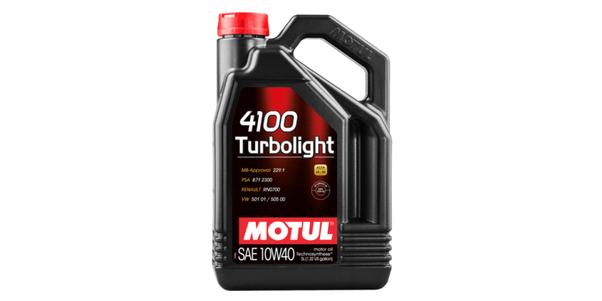 Motul 4100 Turbolight 10W40 5L - Modern Auto Parts 