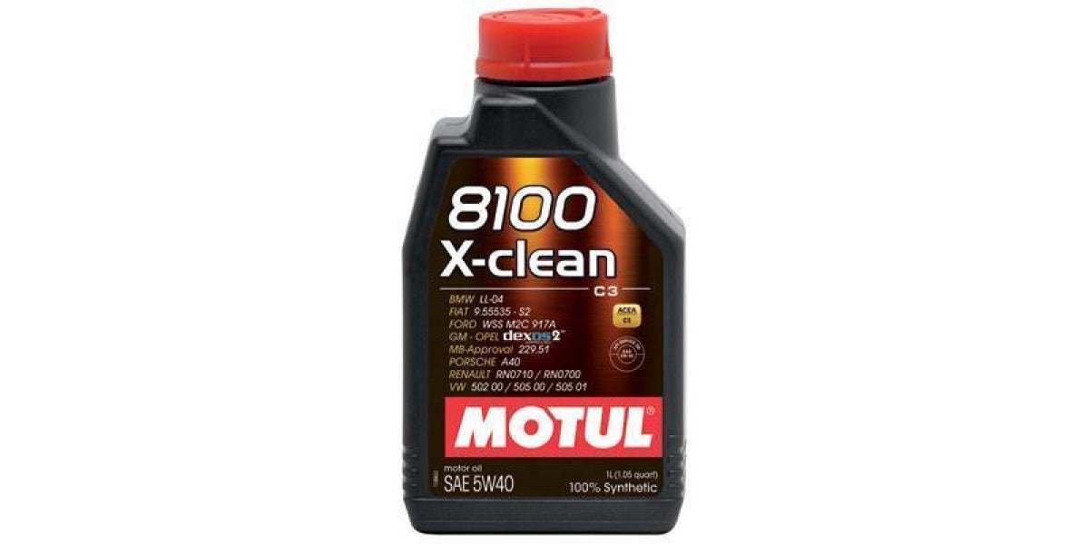 Motul 8100 X-Clean 5W40 1L - Modern Auto Parts