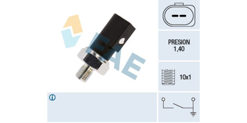 Oil Pressure Switch 1.40 M10X1.00 Audi,Seat,Vw (Axx,Caw,Blx,Bgb,Bpj,Auk,Bwa,Blr,Bvy,Cdl) (FAE 12850)