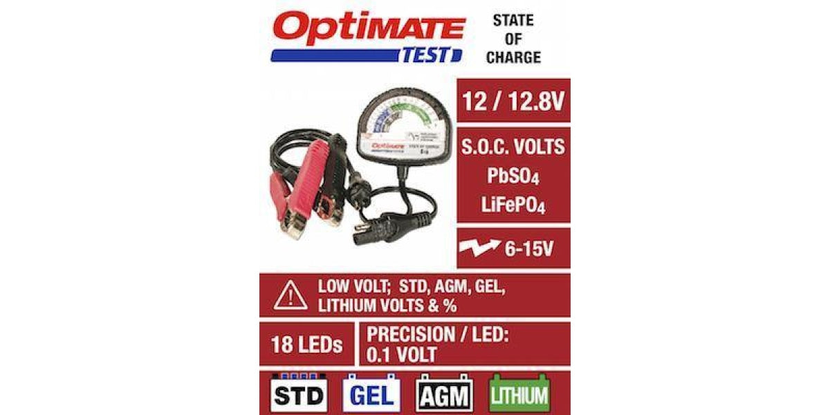 Optimate Test - Ts126 -State Of Charge Battery Tester - Modern Auto Parts