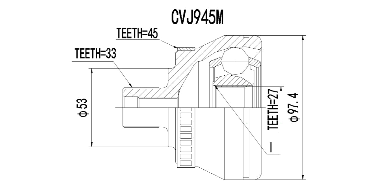 Outer Cv Joint Audi A4 1.9 Tdi 2001-2005 at Modern Auto Parts!