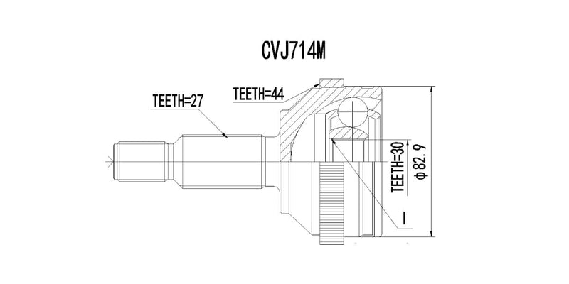 Outer Cv Joint Ford Mondeo 1.8I Lx 1998-2001 at Modern Auto Parts!