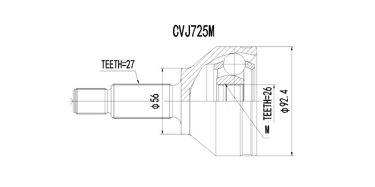 Outer Cv Joint Ford Mondeo St220 3.0,Opel Vivaro 2002> at Modern Auto Parts!