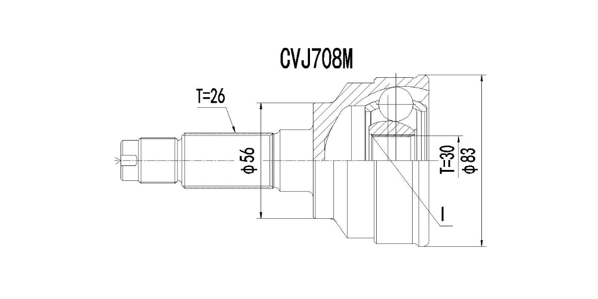 Outer Cv Joint Mazda Astina 180Se,Edute 1995-2000 at Modern Auto Parts!