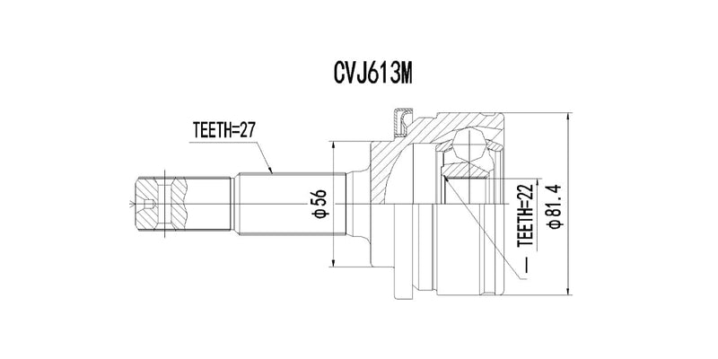 Outer Cv Joint Nissan Almera 1.6,1.8,Primera 1998-2005 at Modern Auto Parts!