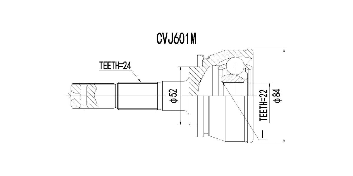 Outer Cv Joint Nissan Langley 1300Gl,1500 1983-1987 at Modern Auto Parts!