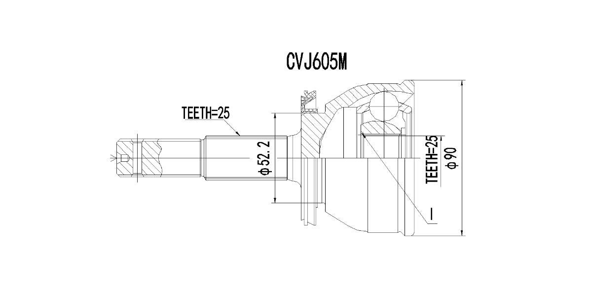 Outer Cv Joint Nissan Langley Sss,Sentra 1.8I 1984-1992 at Modern Auto Parts!