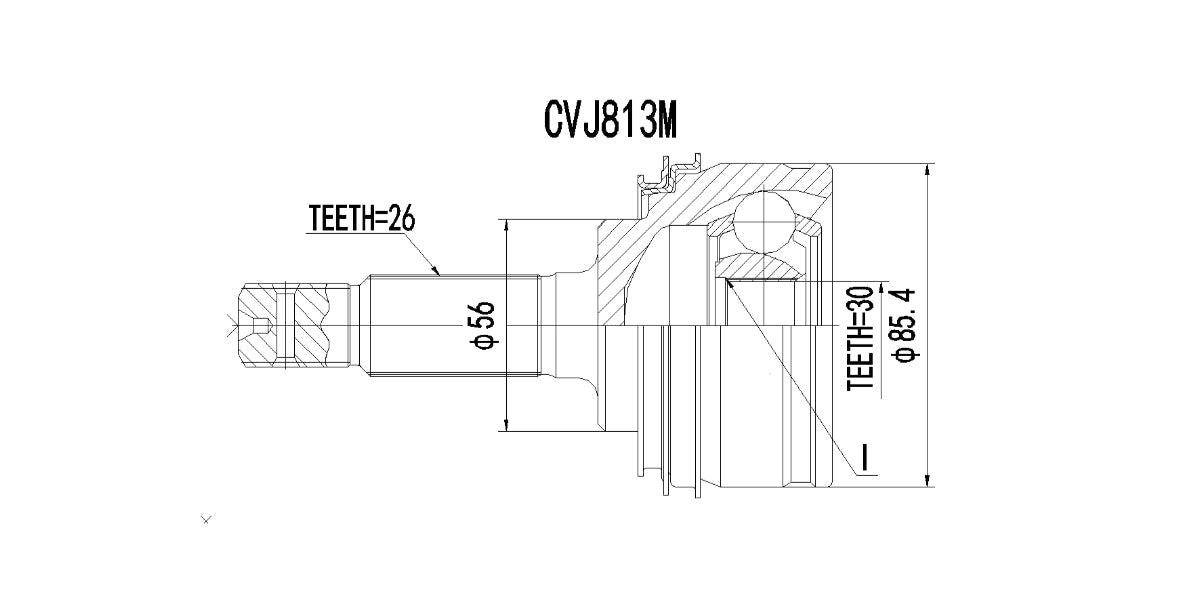 Outer Cv Joint Toyota Corolla 1.6 Rsi,Rxi 1997-2002 at Modern Auto Parts!