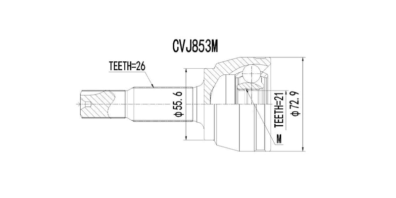 Outer Cv Joint Toyota Etios 1.5 2012> at Modern Auto Parts!