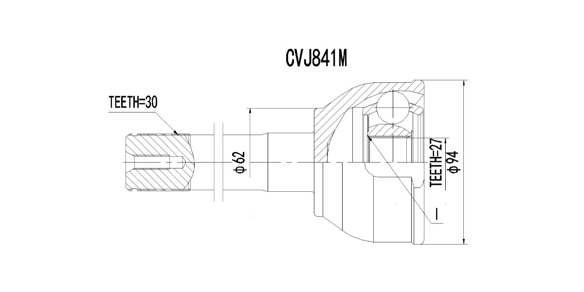 Outer Cv Joint Toyota Hilux 2400D 4X4,Landcruiser Petrol,Diesel 1981-2007 at Modern Auto Parts!