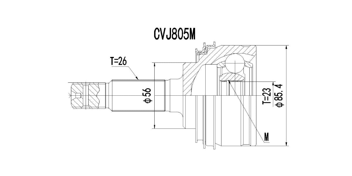 Outer Cv Joint Toyota Tazz 130,160I 2001-2006 at Modern Auto Parts!