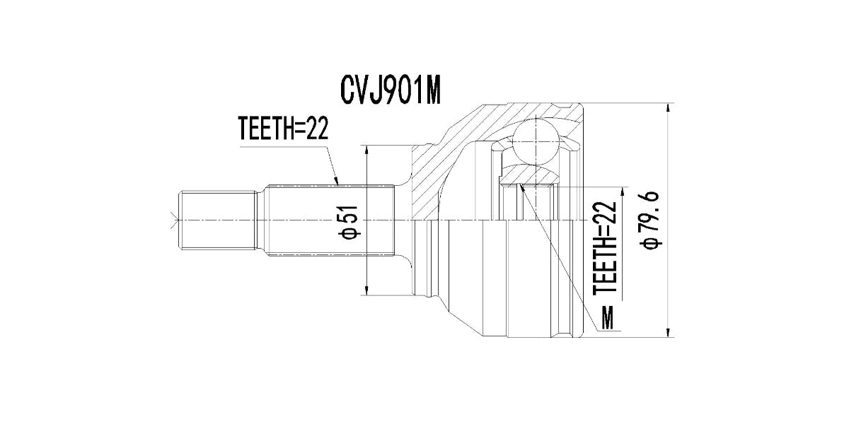 Outer Cv Joint Vw Polo 1.0 Tsi,1.4I 2010> at Modern Auto Parts!