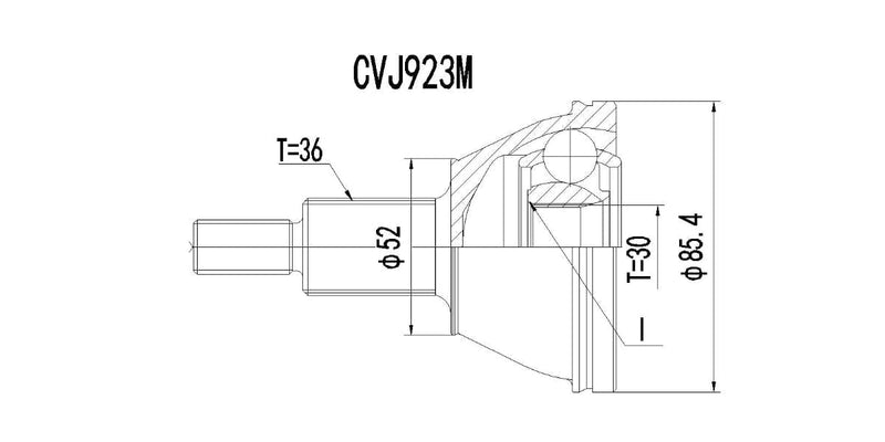 Outer Cv Joint Vw Polo 1.4 Tdi,Classic,Vivo Clpb,Bby,Bah 2002-2016> at Modern Auto Parts!