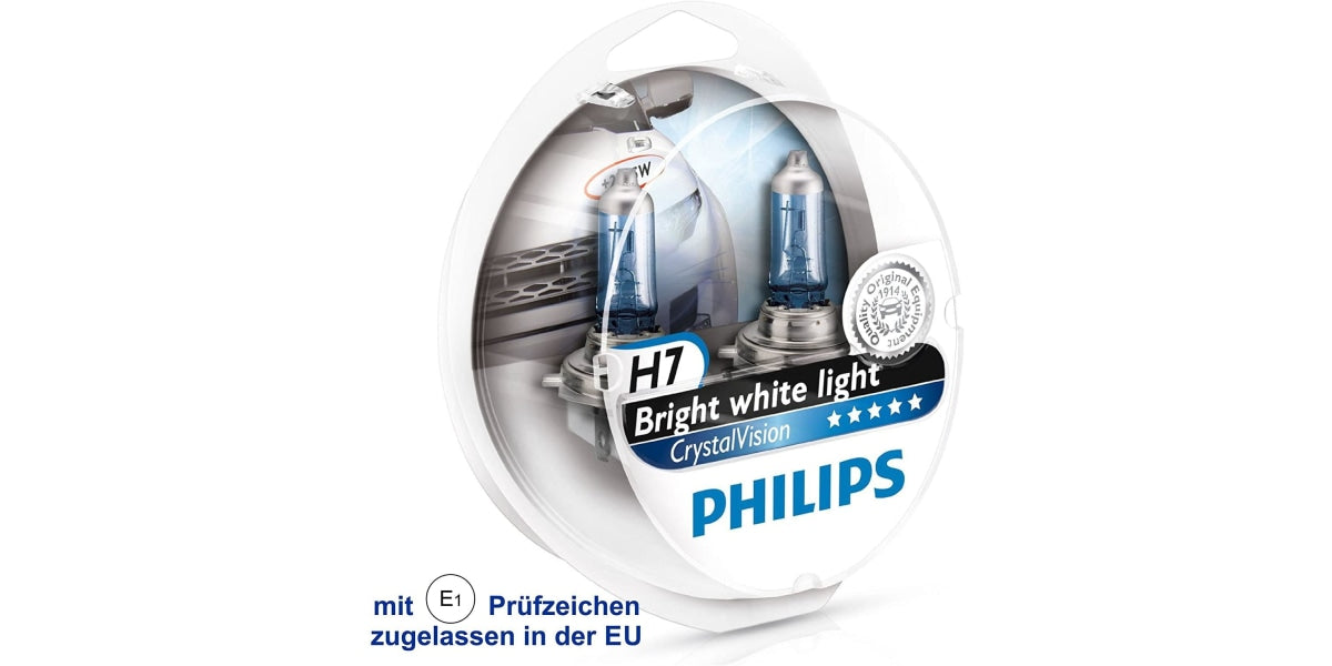 Philips Crystal Vision Ultra 4300K H7 (Set) - Modern Auto Parts 