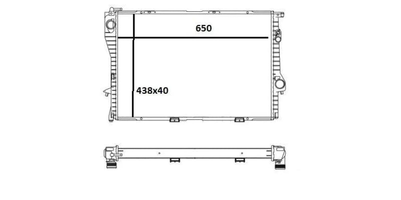 Radiator Aluminium Bmw E39 535/5( Behr-Mahle ) 6713132 ~Modern Auto Parts!
