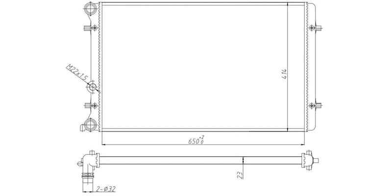 Radiator Audi A3,Tt,Golf 4,Jetta 4 Agu,Apk,Agz,Agn,Apx,Akl,Aeh,Ahf,Apk 1999-2006 at Modern Auto Parts!