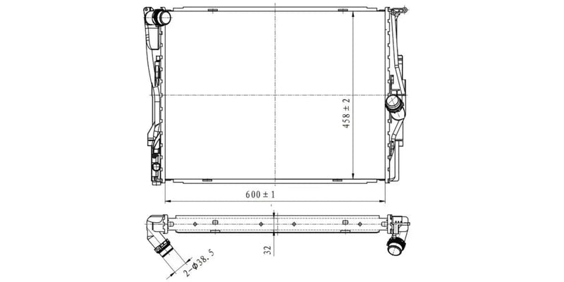 Radiator Bmw 116I,118I,120I [E87] 320I [E90] X1 18I [E84] 2005-2014 at Modern Auto Parts!