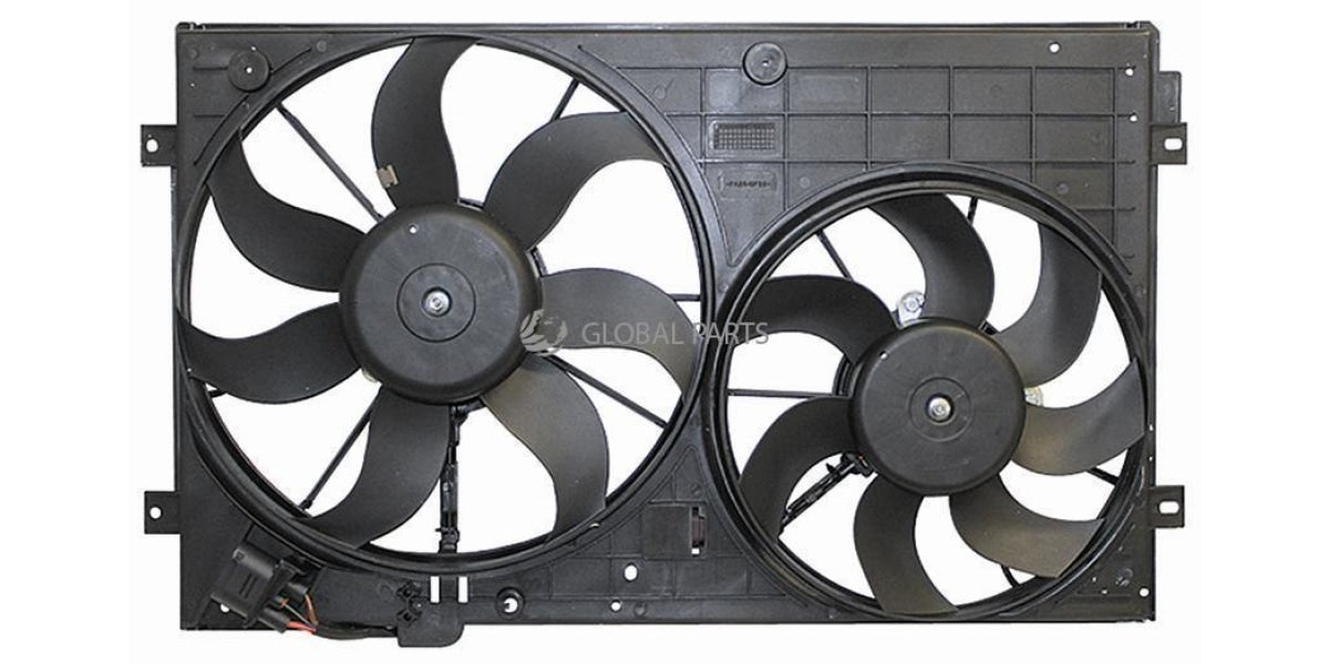 Radiator Fan Shroud Complete 1X295Mm 1X360Mm Vw Golf Caddy Eos Touran 2004>