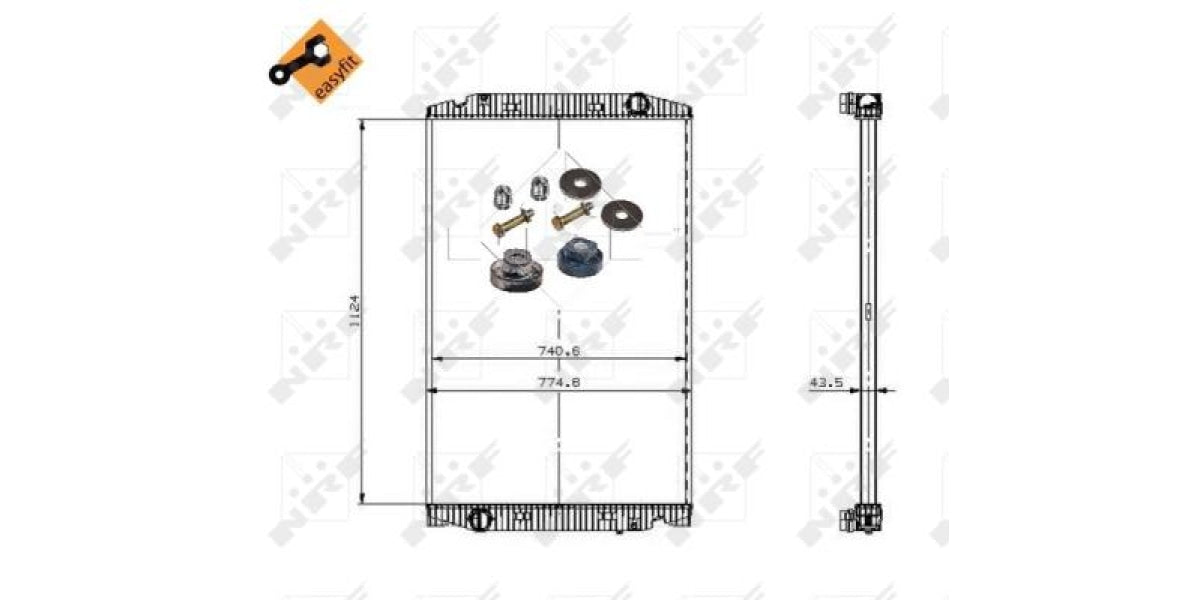 Radiator Iveco Stralis (Nrf) 509698