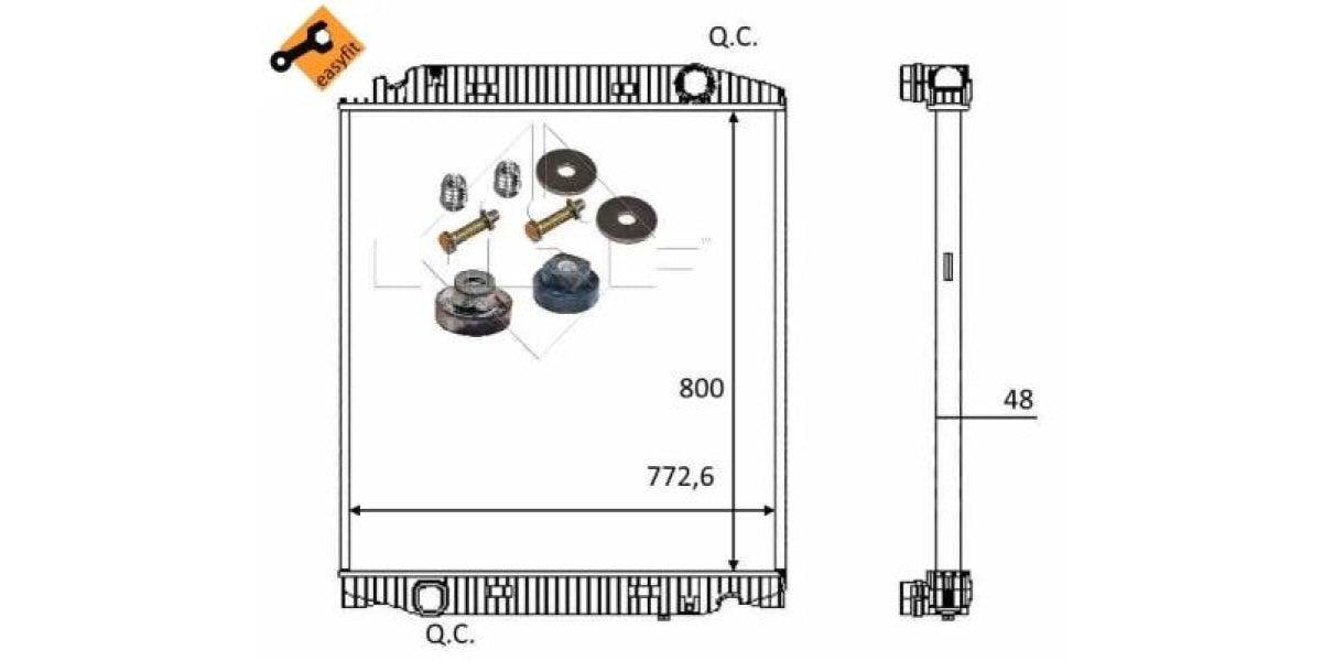 Radiator Iveco Stralis (Nrf) 559567