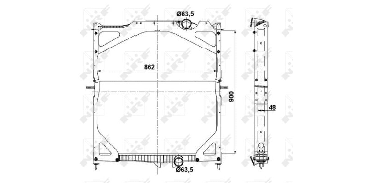 Radiator Volvo Fh12/46 (Nrf) 529702