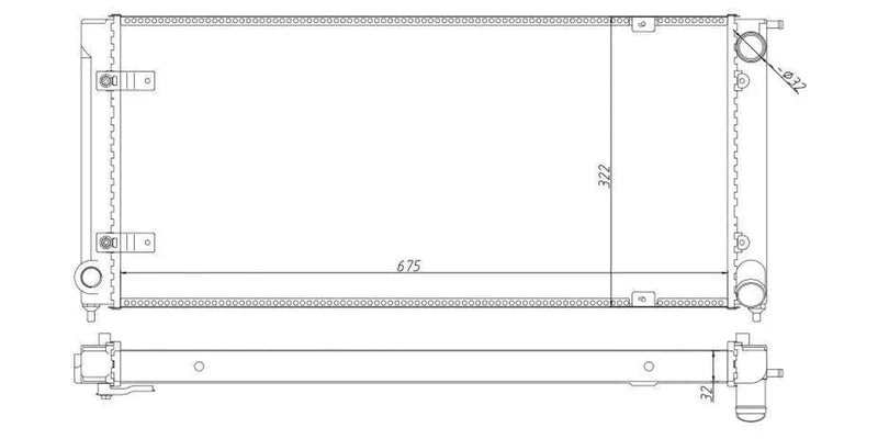 Radiator Vw Golf 2,Jetta 2 Hm,Hv,Kr,Aal,Ev 1984-1992 at Modern Auto Parts!