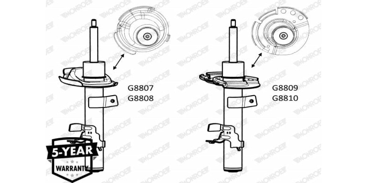 Shock Front Left Ford Kuga (2) 2013> (Monroe)(G8810) Absorber