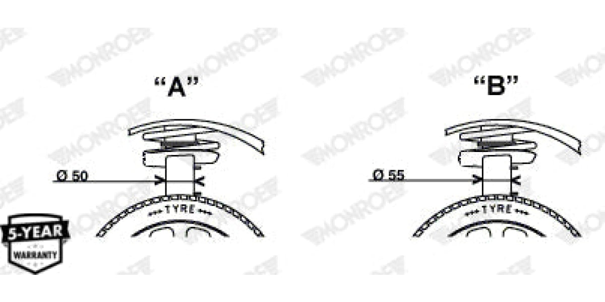 Shock Front Vw Caddy Panel Van 2004-2016 (Monroe)(G8005) Absorber